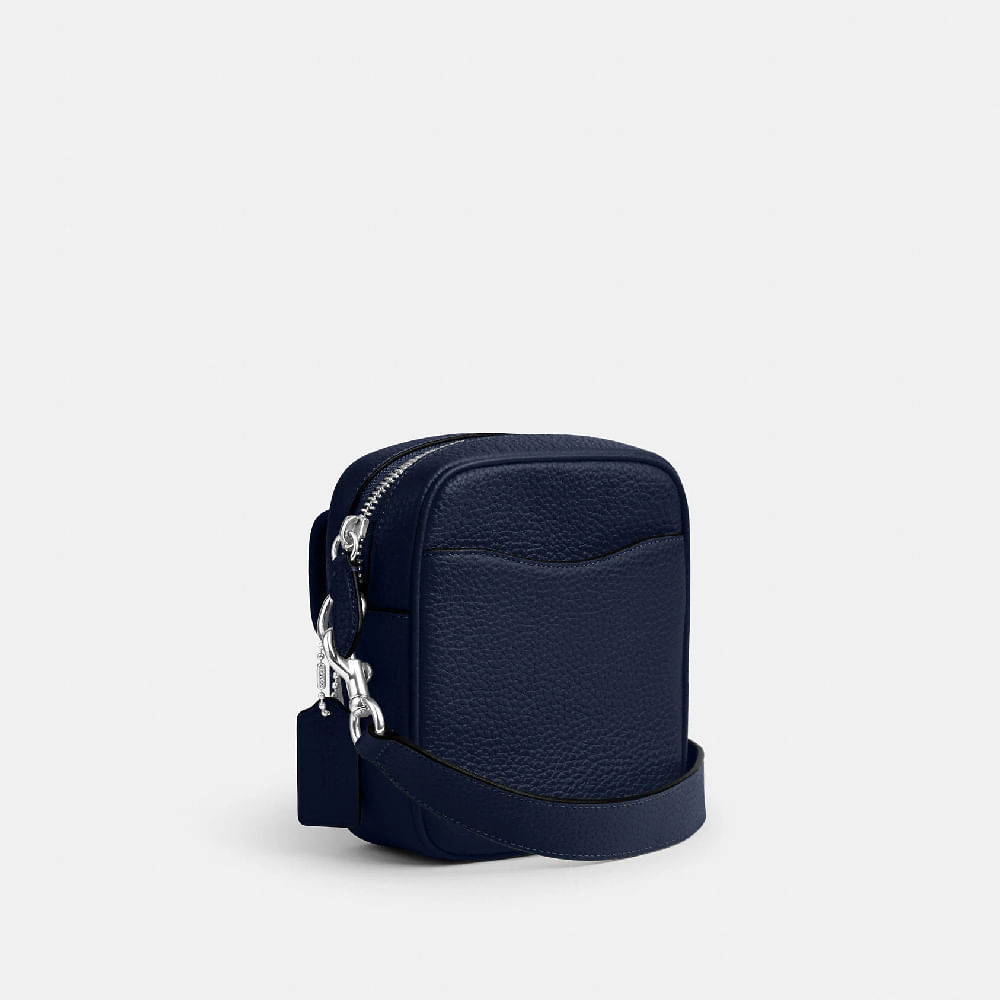 バッグ COACH Leather Navy Blue Crossbody Bag Bolsa Beck Crossbody - Deep Azul - coach