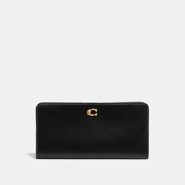 Carteira Skinny Wallet Coach - Preto