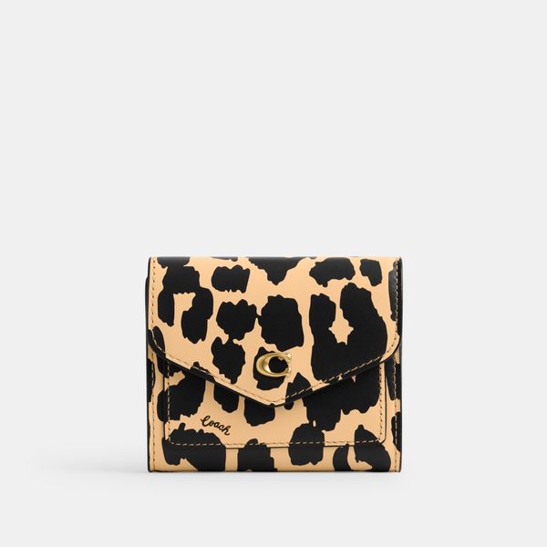 Carteira Wyn Small Leopard Print Coach - Animal Print