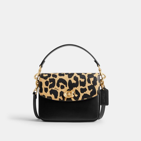 Bolsa Cassie Crossbody 19 Leopard Print Coach - Animal Print