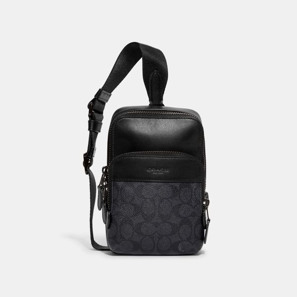 Mochila Gotham Sling Pack 13 Signature Coach - Preto