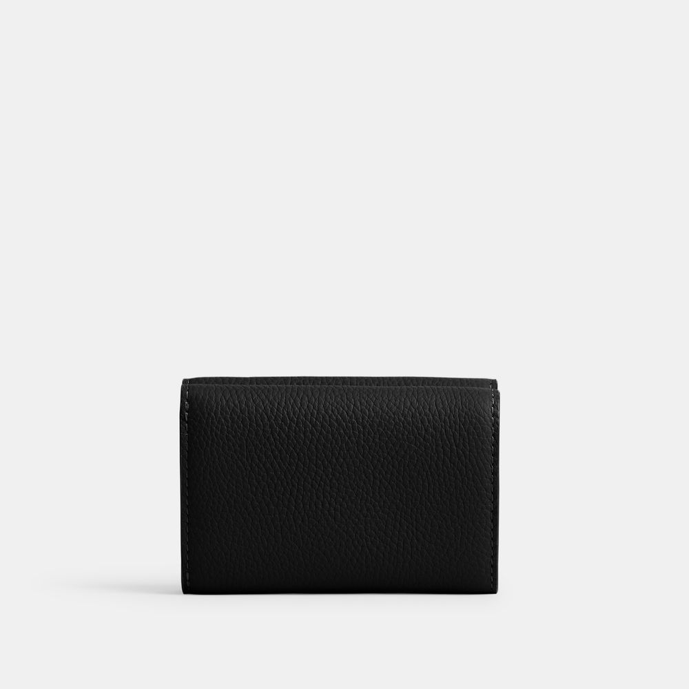 Carteira Essential Mini Trifold Coach Preto - coach