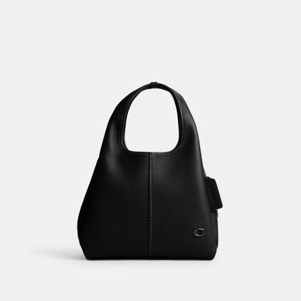 Bolsa Lana Shoulder 23 Coach - Preto