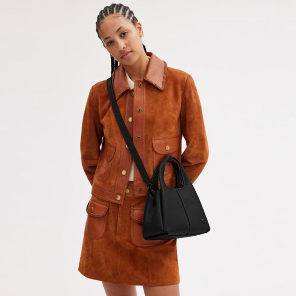 Bolsa Lana Shoulder 23 Coach Preto - coach