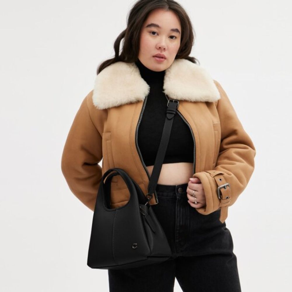 Bolsa Lana Shoulder 23 Coach Preto - coach