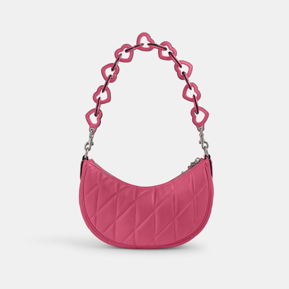 Bolsa Mira Shoulder Pillow Quilting And Heart Strap Coach - coach
