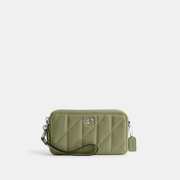 Bolsa Kira Crossbody With Pillow Quilting Coach - Verde