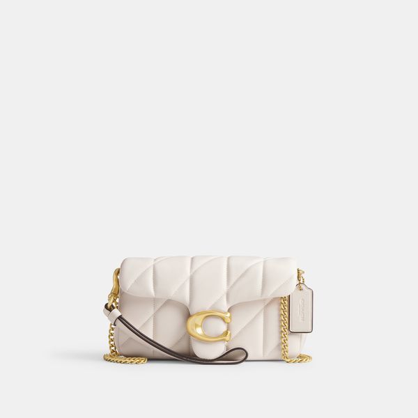 Bolsa Tabby Crossbody Wristlet With Pillow Quilting Coach - Off-White