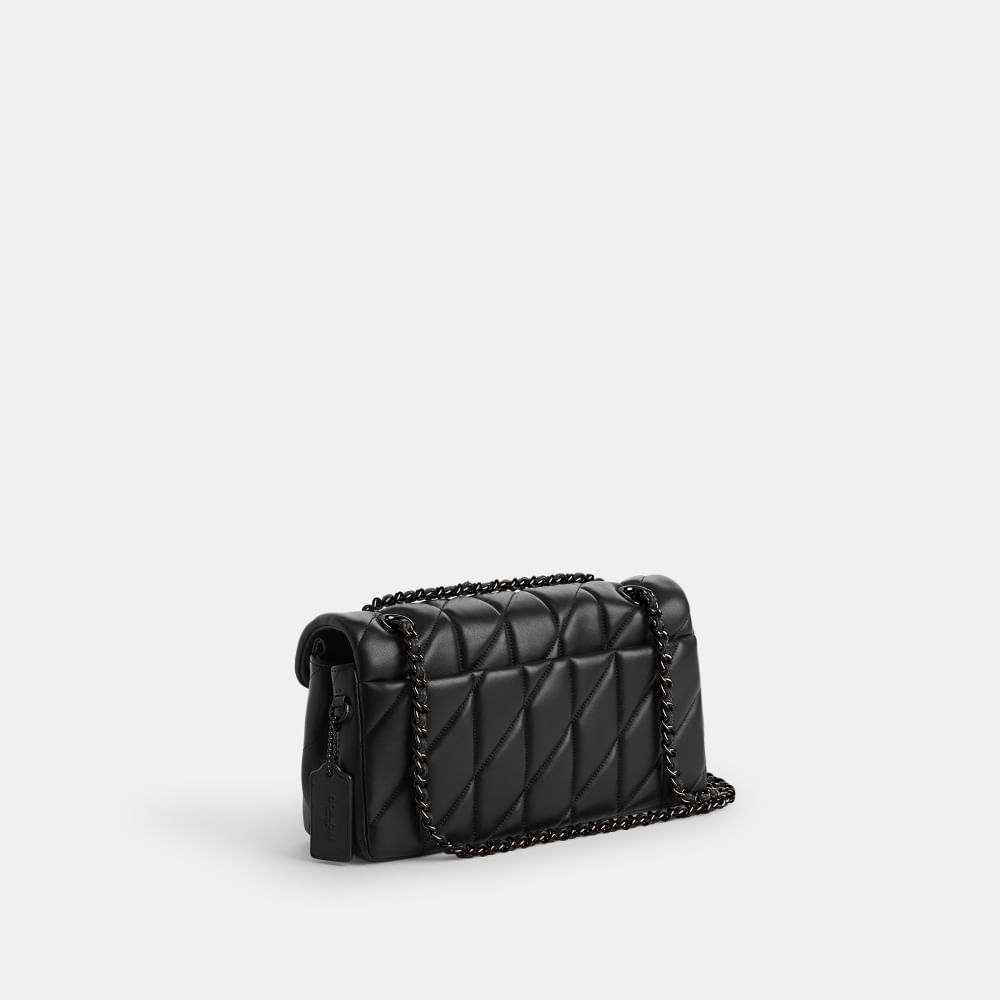 Bolsa Tabby Shoulder 26 With Quilting Coach - Preto