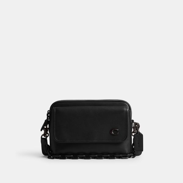 Bolsa Charter Flap Crossbody 24 Coach - Preto