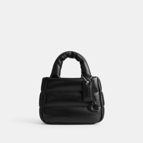 Bolsa Mini Pillow Tote Coach - Preto