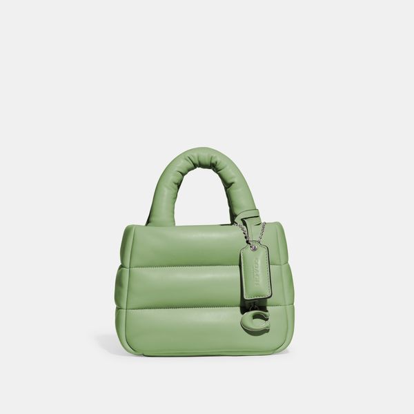 Bolsa Mini Pillow Tote Coach - Verde