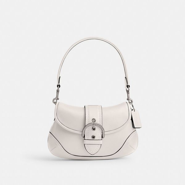 Bolsa Soho em Couro Regenerativo Coach - Off-White