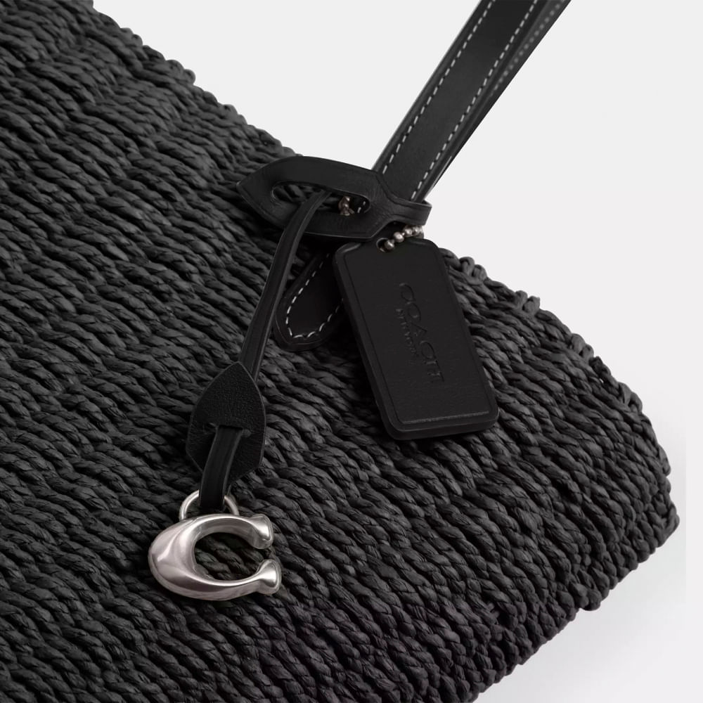 Bolsa Small Straw Tote Coach - coach