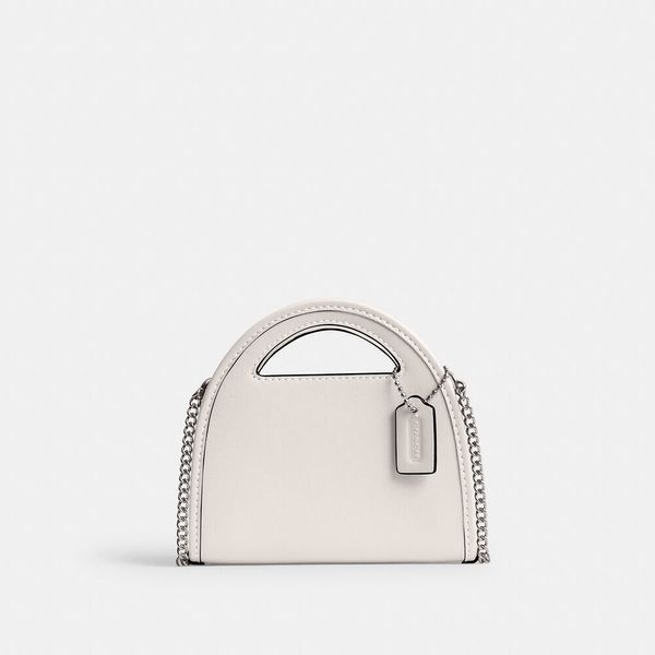 Porta-Cartões Top Handle Coach - Off White