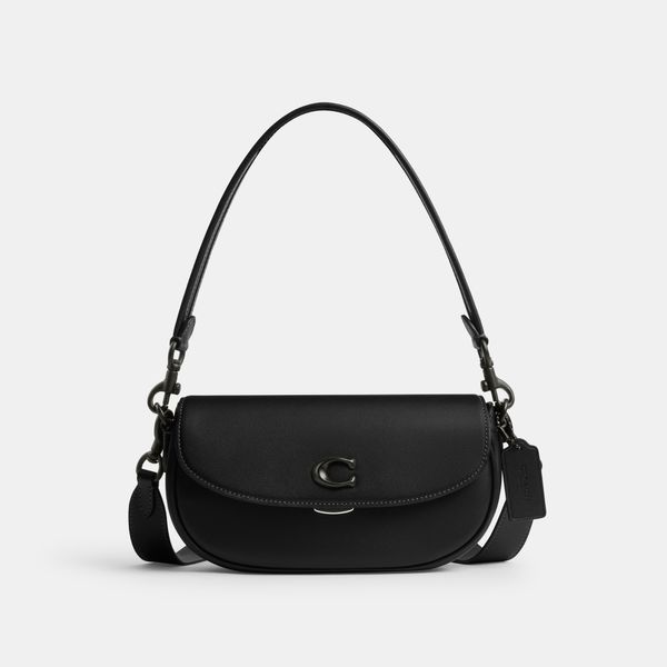 Bolsa Emmy Saddle 23 Coach - Preto