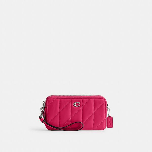 Bolsa Kira Crossbody Pillow Quilting Coach - Rosa