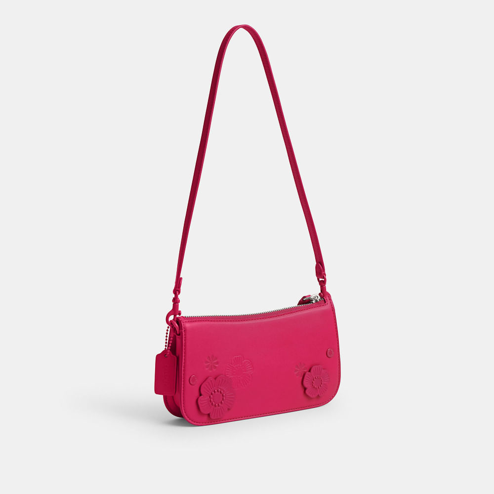 Bolsa Penn Shoulder Tea Rose Coach - Rosa