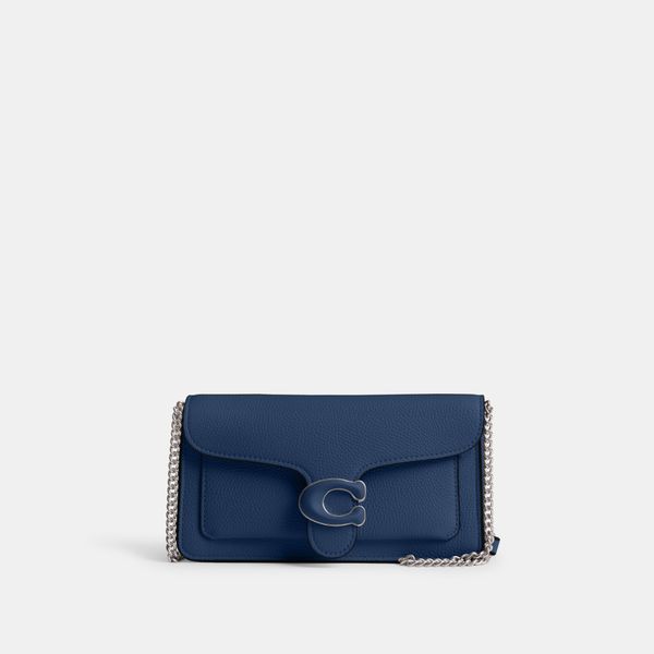 Bolsa Tabby Chain Clutch Coach - Azul Marinho