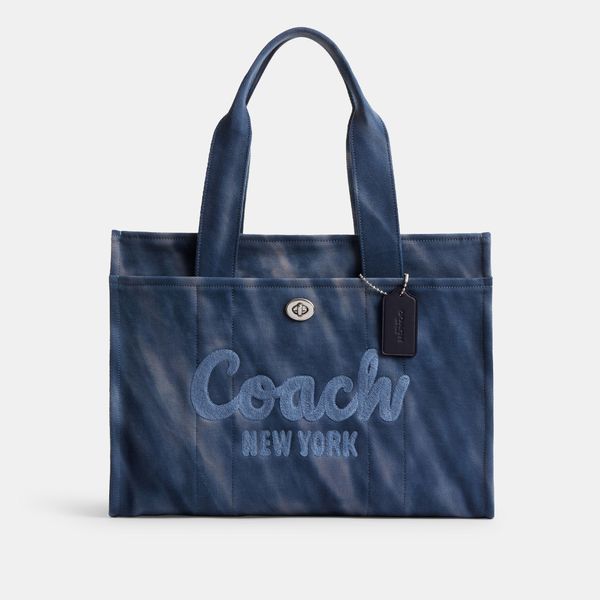 Bolsa Cargo Tote 42 Tie Dye Coach - Azul Tie Dye