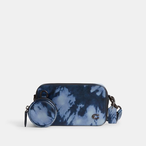 Bolsa Charter Slim Crossbody Tie Dye Print Coach - Azul Tie Dye