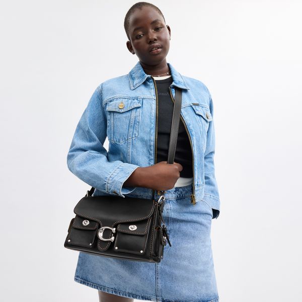 Bolsa Cargo Turnlock Soft Tabby Coach - coach