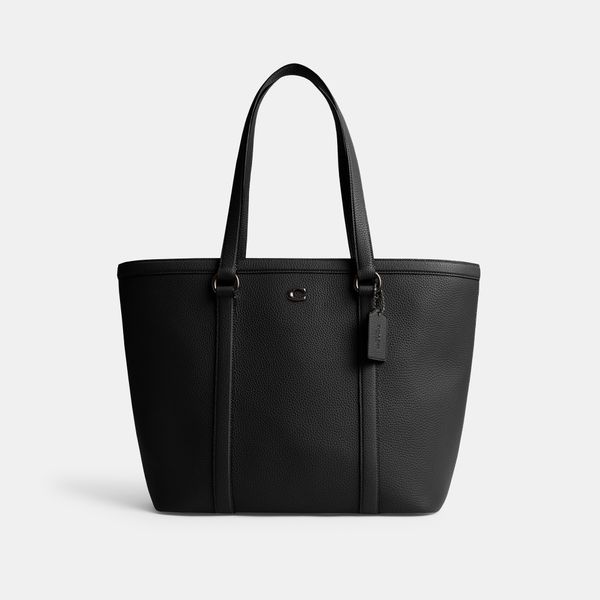 Bolsa Gotham Zip Top Tote Coach - Preto