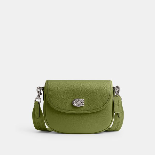 Bolsa Willow Saddle Coach - Verde