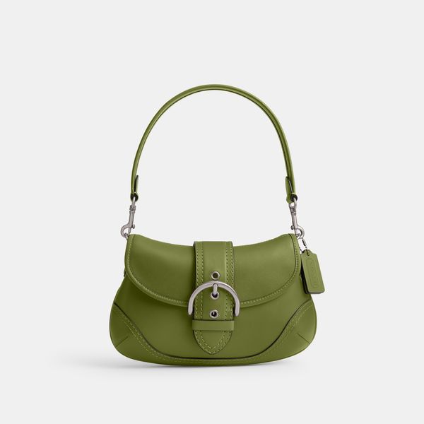 Bolsa Soho em Couro Regenerativo Coach - Verde