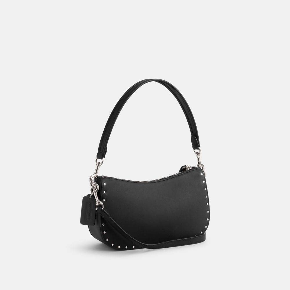 Bolsa Swinger Shoulder With Rivets Coach - coach