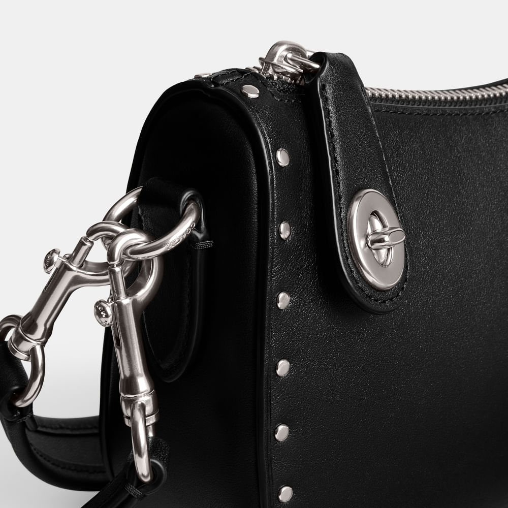 Bolsa Swinger Shoulder With Rivets Coach - coach