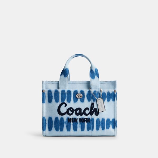 Bolsa Cargo Tote 26 With Tie-Dye Coach - Azul