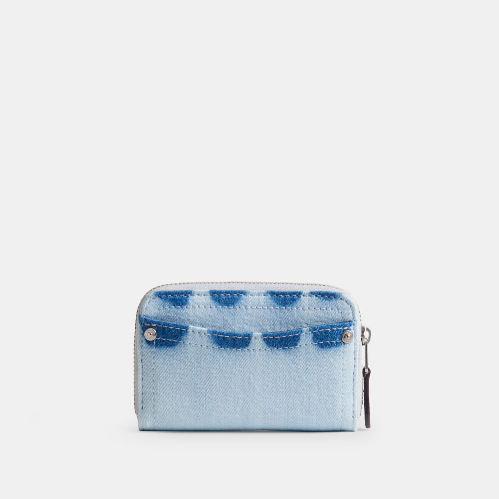 Porta-Cartões Small Zip Around With Tie-Dye Coach - coach