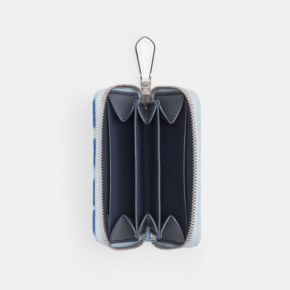財布・ケース・小物入れ nuit/rebuild scarf purse Porta-Cartões Small Zip Around With Tie-Dye Coach - coach