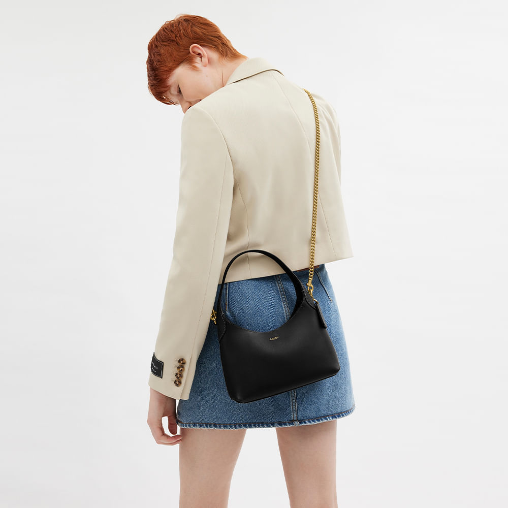 Bolsa Brooklyn Shoulder 23 Coach Preto - coach
