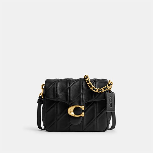 Bolsa Times Square Tabby Shoulder 17 With Quilting Coach - Preto
