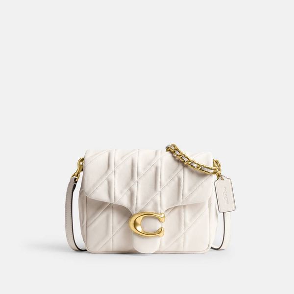 Bolsa Times Square Tabby Shoulder With Quilting Coach - Off White