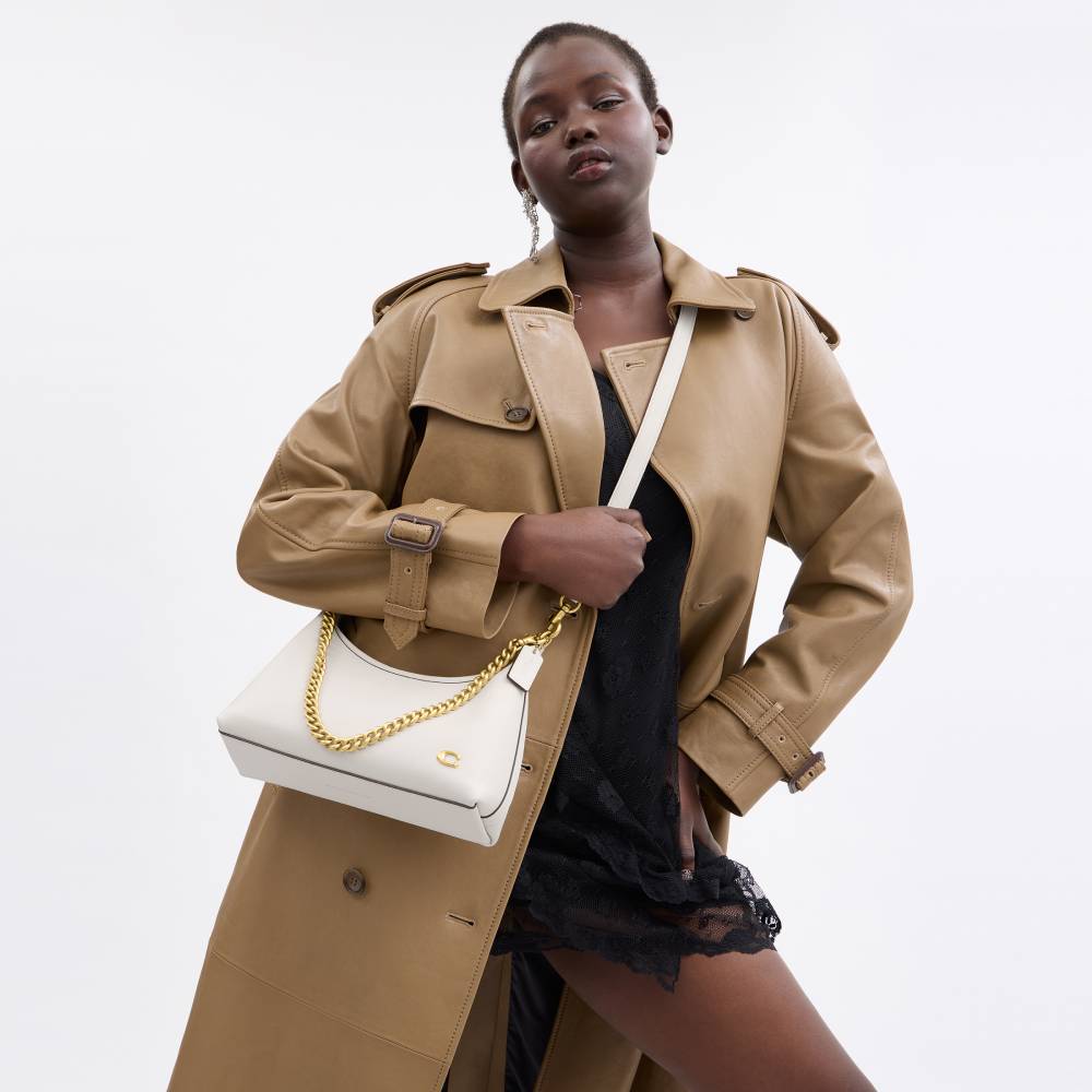 Bolsa Juliet Shoulder 25 Coach Off White - coach