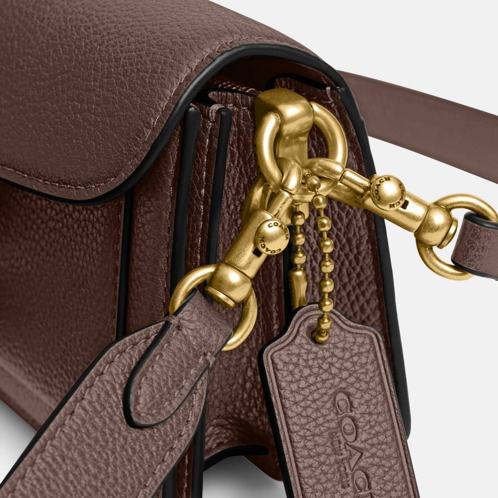 Bolsa Tabby Shoulder 20 Coach Marrom - coach