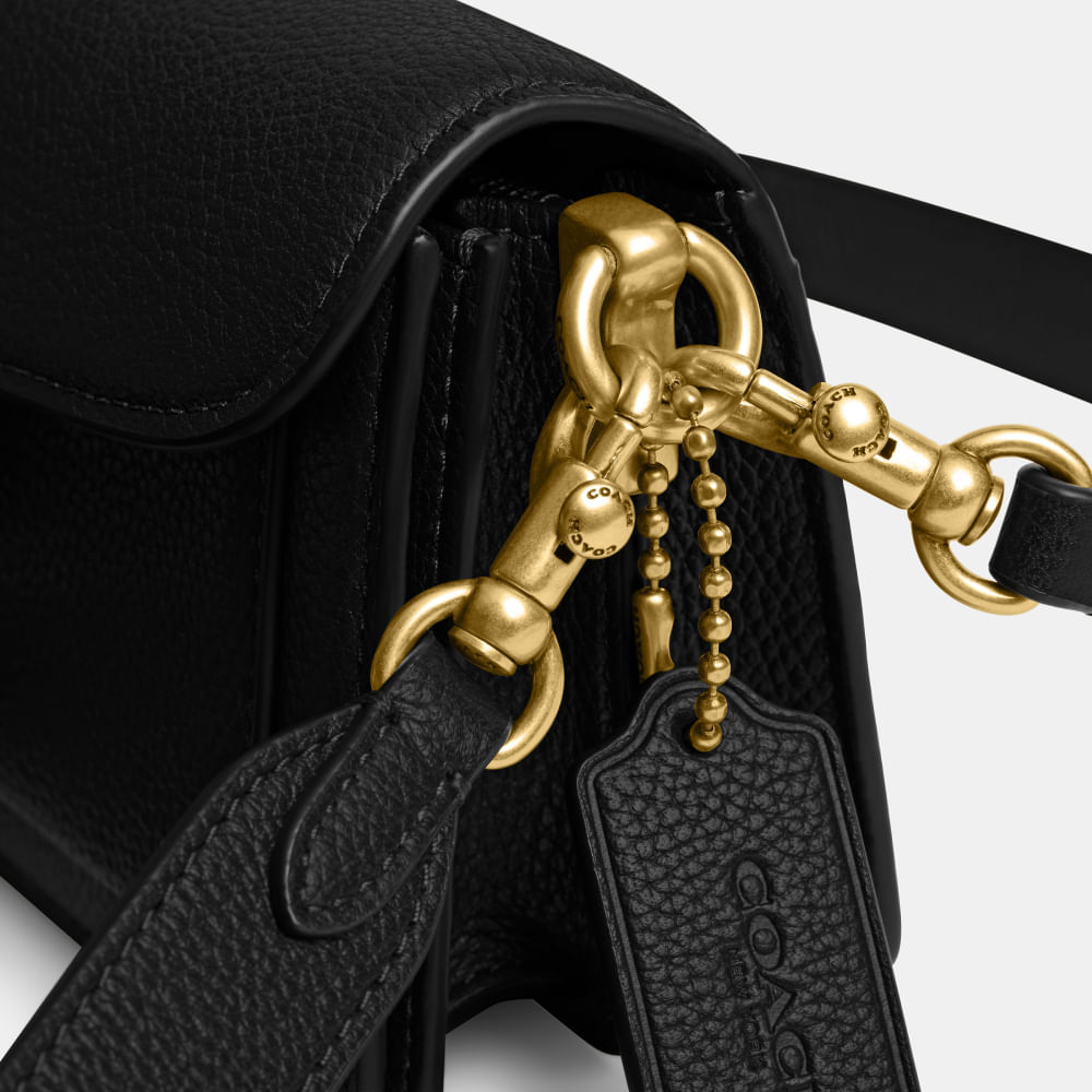 Bolsa Tabby Shoulder 20 Coach Preto - coach