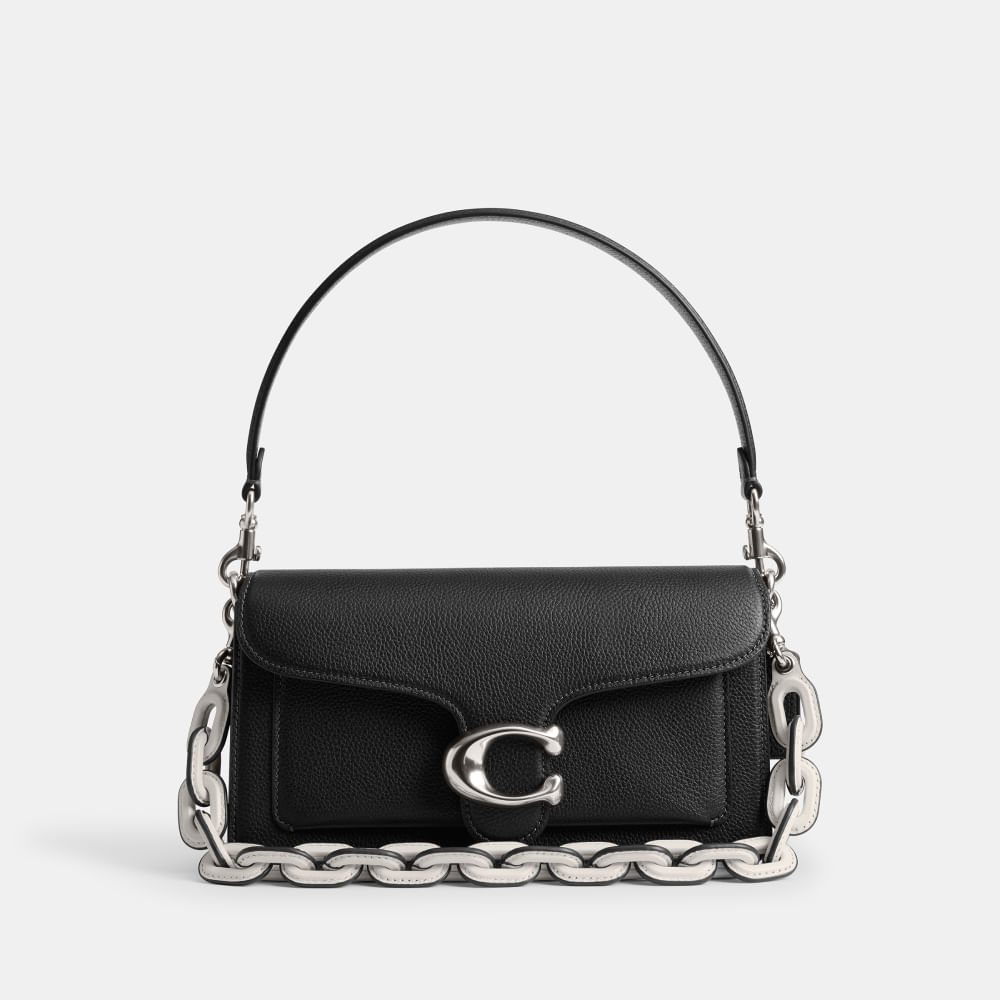Alça Leather Covered Short Chain Coach - coach