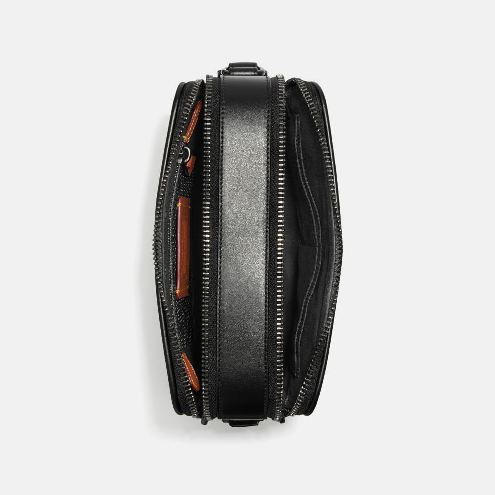 Bolsa Charter Crossbody 24 Signature Coach Cinza - coach