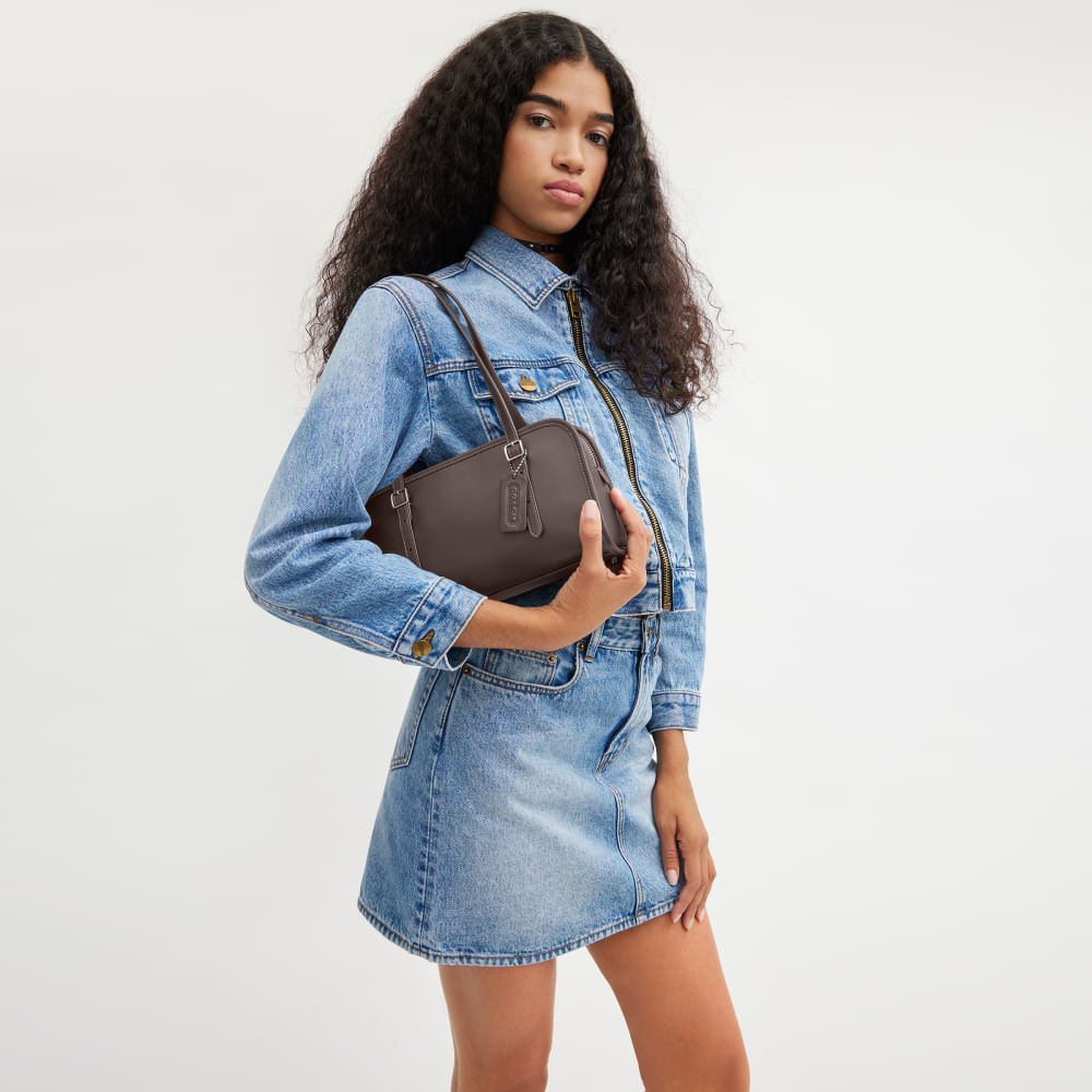 Bolsa Swing Zip Coach Marrom - coach