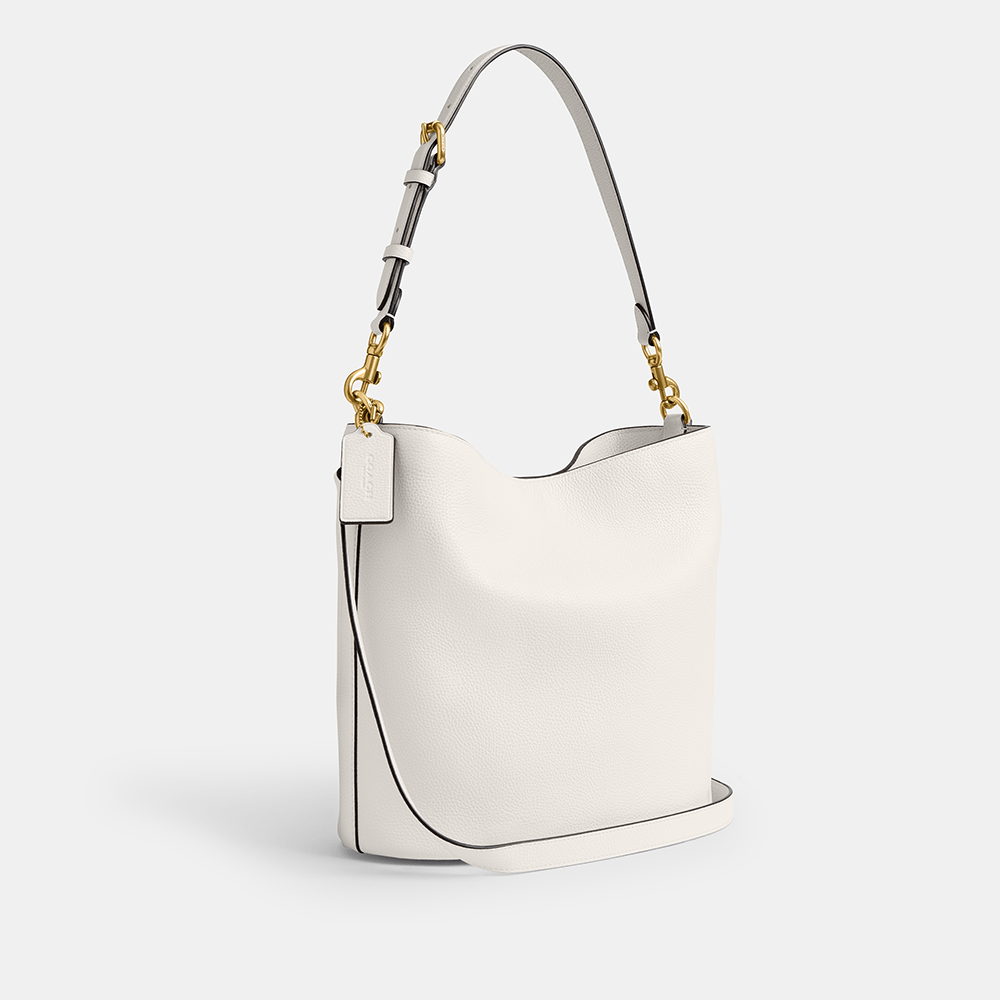 Bolsa Willow Soft Bucket Coach Off White - coach