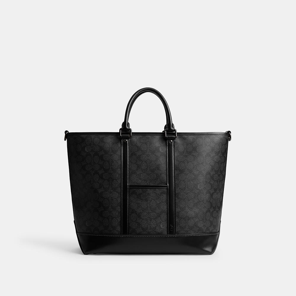 Bolsa Metropolitan Carryall Signature Coach Cinza - coach