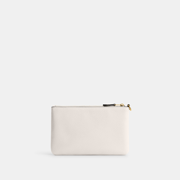 Bolsa De Mão Small Wristlet Coach Off White - coach