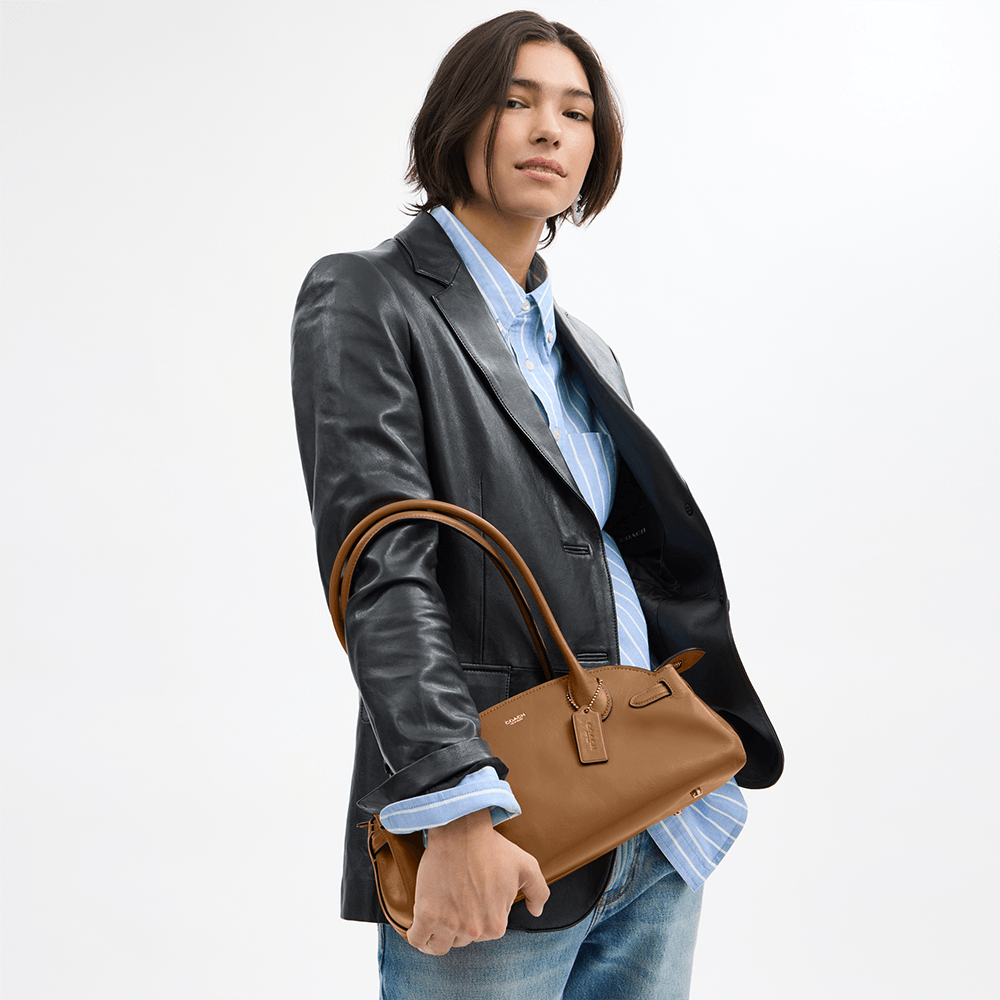 Bolsa Empire Carryall 34 Coach - Caramelo