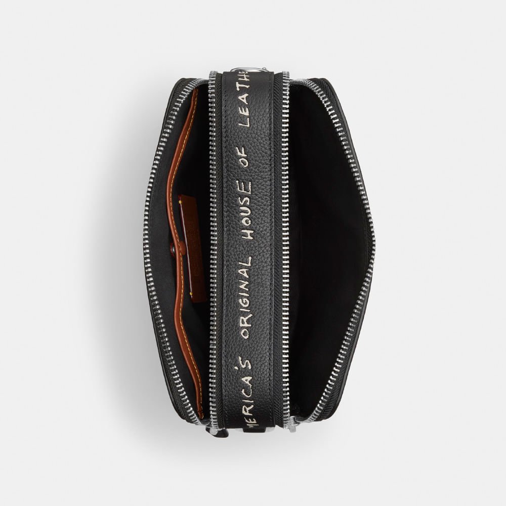 Bolsa Charter Crossbody 24 With Sketch Print Coach Preto - coach