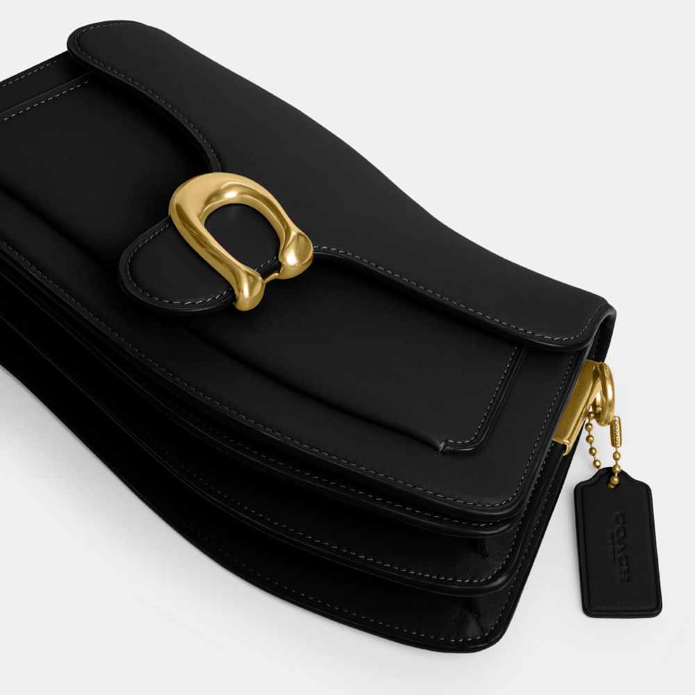 Bolsa Twisted Tabby Shoulder Coach Preto - coach