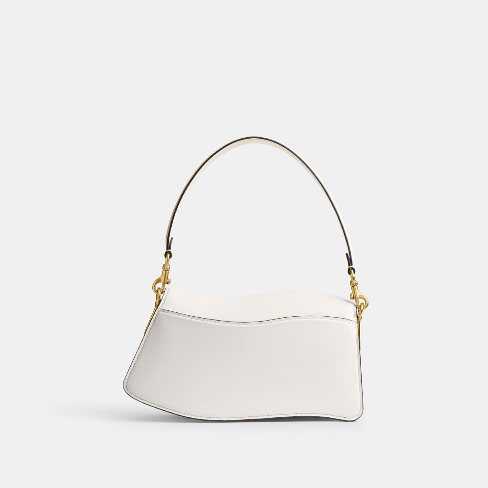 Bolsa Twisted Tabby Shoulder Coach Off White - coach